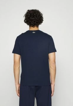 Lacoste T-shirt Imprimé - Navy Blue -Lacoste Soldes Magasin 8689a194d6524d45aa515577333e71fe