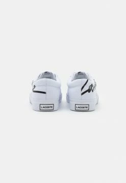 Lacoste JUMP SERVE - Baskets Basses - White/black -Lacoste Soldes Magasin 87d6260f0d72472fb8d42adfbb8c3c68