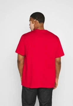 Lacoste T-shirt Basique - Rouge -Lacoste Soldes Magasin 890f730f7b744e61a379562092102847
