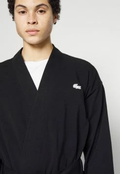 Lacoste EXCLUSIVE - Peignoir - Black -Lacoste Soldes Magasin 8ac0bdc2714045628f51f56b2d22d3cc