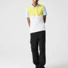 Lacoste Polo - Blanc / Jaune / Bleu Clair