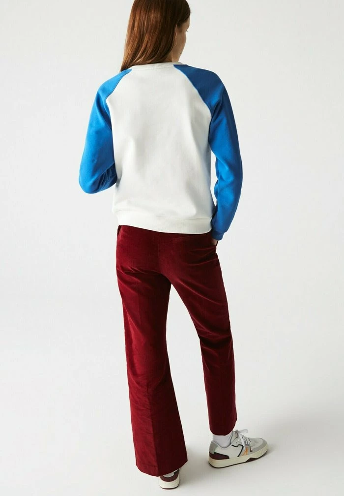 Lacoste Sweatshirt - Blanc / Bleu / Rouge 2 Lacoste Sweatshirt - Blanc / Bleu / Rouge – Image 2