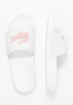Lacoste CROCO SLIDE - Sandales De Bain - White 10 Lacoste CROCO SLIDE - Sandales De Bain - White -Lacoste Soldes Magasin 8b609b2063bd45df829e93d27192bc49