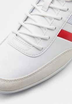 Lacoste GIRON - Baskets Basses - White/red -Lacoste Soldes Magasin 8b928f0237004d11be471ee13d815315
