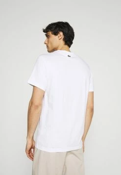 Lacoste T-shirt Imprimé - White -Lacoste Soldes Magasin 8bc24c755ce64637af51a31adf57459c
