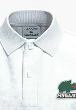 Lacoste MINECRAFT KINDER - Polo - Blanc -Lacoste Soldes Magasin 8bdb306ae8d640f19c9324c4b8dfabc4