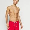 Lacoste Short De Bain - Rouge/marine