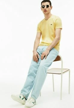 Lacoste T-shirt Basique - Jaune 8 Lacoste T-shirt Basique - Jaune -Lacoste Soldes Magasin 8e0fedbd15da49459139295caffe9f1f