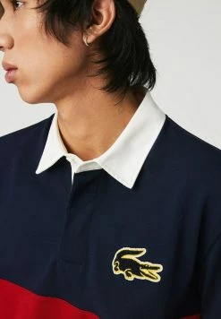Lacoste CHEMISE RUGBY HOMME - Polo - Bleu Marine Rouge Blanc -Lacoste Soldes Magasin 8e398d1826bd4580b4a37ef8be2dad3d