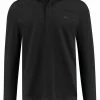 Lacoste HERREN POLOSHIRT REGULAR FIT LANGARM - Polo - Black