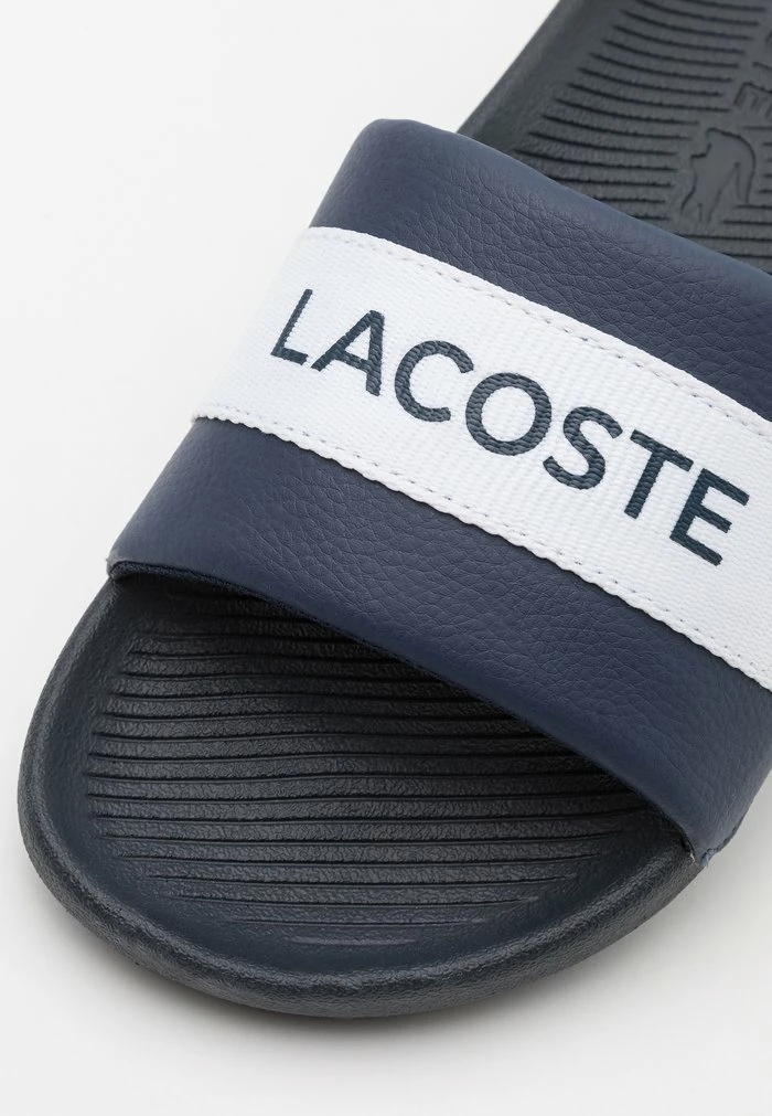 Lacoste CROCO SLIDE - Mules - Navy/white 6 Lacoste CROCO SLIDE - Mules - Navy/white – Image 6