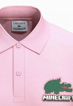 Lacoste MINECRAFT - Polo - Rose -Lacoste Soldes Magasin 8e9e9fb7a3934fa5b1f7d7aa27249e43