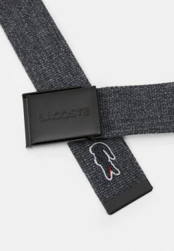 Lacoste Ceinture - Noir/chine -Lacoste Soldes Magasin 8ea1c63b13314004bae0c72acfada6ec