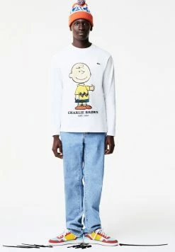 LACOSTE X PEANUTS - T-shirt à Manches Longues - Blanc