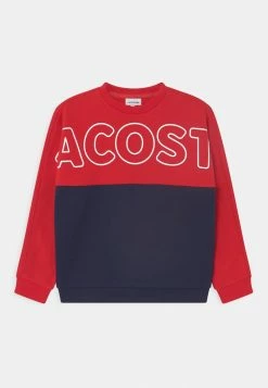 Lacoste LOGO UNISEX - Sweatshirt - Rouge/marine