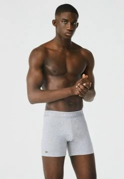 Lacoste 3 PACK - Shorty - Noir Blanc Gris Chine