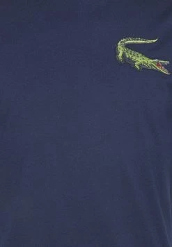 Lacoste T-shirt Imprimé - Navy Blue -Lacoste Soldes Magasin 906f0a8b29b0454bbb24bff85fcbc6ed