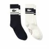 Lacoste 2 PACK - Chaussettes - Bleu Marine Blanc