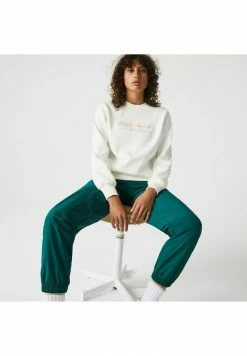 Lacoste Pullover - Blanc / Rose -Lacoste Soldes Magasin 90c89544ee9c4edb9a73102c2aaaf28b