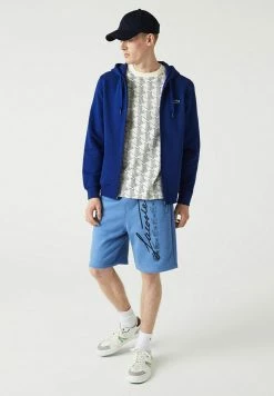 Lacoste PLUS - Sweat à Capuche Zippé - Bleu Bleu
