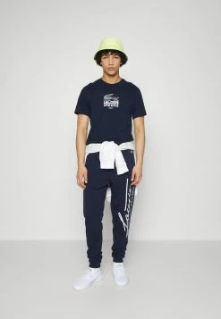 Lacoste T-shirt Imprimé - Navy Blue -Lacoste Soldes Magasin 934a15d8a7eb4f2b98d2ab009593954f