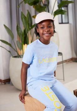 Lacoste UNISEX EXCLUSIVE - T-shirt Imprimé - Light Blue