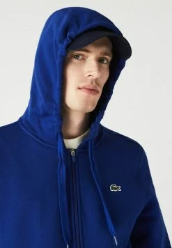 Lacoste PLUS - Sweat à Capuche Zippé - Bleu Bleu -Lacoste Soldes Magasin 94c043a7c904420abc8c77e9b6584ebe