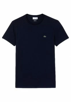 Lacoste T-shirt Basique - Marine -Lacoste Soldes Magasin 953e209fe5ee45a099a0317bb0dd8b9a