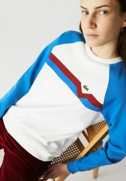 Lacoste Sweatshirt - Blanc / Bleu / Rouge 8 Lacoste Sweatshirt - Blanc / Bleu / Rouge -Lacoste Soldes Magasin 95404621e00f442280317172163aa74f