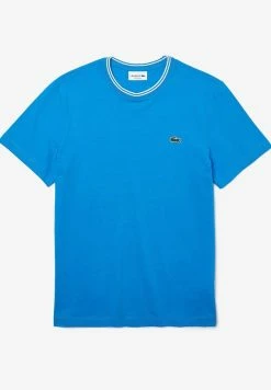 Lacoste T-shirt Basique - Bleu / Blanc -Lacoste Soldes Magasin 95c2e24d457743deb14d6ff06100c7c7