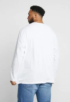 Lacoste T-shirt à Manches Longues - White -Lacoste Soldes Magasin 96e91a7a54e94b49a63224b6dc082b54