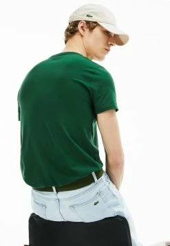 Lacoste T-shirt Basique - Evergreen 6 Lacoste T-shirt Basique - Evergreen -Lacoste Soldes Magasin 976ac3a4de324feb850a29b82d9f587a