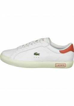 Lacoste POWERCOURT - Baskets Basses - Wht/pnk