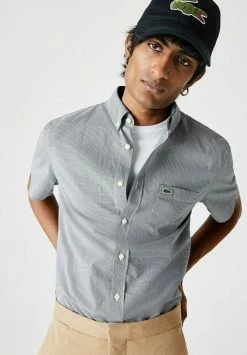 Lacoste Chemise - Blanc/bleu Marine -Lacoste Soldes Magasin 97b2a52bdc994c9cb90f51c81ff83085