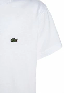 Lacoste T-shirt Basique - White -Lacoste Soldes Magasin 985168715fe0432c94d06f11d8e2df15