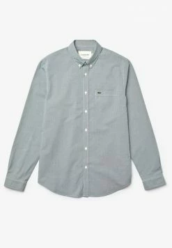 Lacoste CH2564 - Chemise - Weiß / Grün -Lacoste Soldes Magasin 996d0782831e43f991221287674bc313