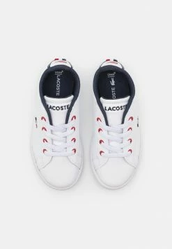 Lacoste CARNABY EVO - Baskets Basses - White/navy/red -Lacoste Soldes Magasin 998026fdb51741328d98fc5160572fbf