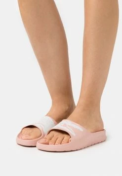 Lacoste CROCO - Mules - Light Pink/white