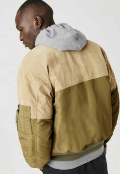 Lacoste Blouson Bomber - Vert/kaki/beige/orange -Lacoste Soldes Magasin 99c5cca68efc439b9dd4b381e207295a