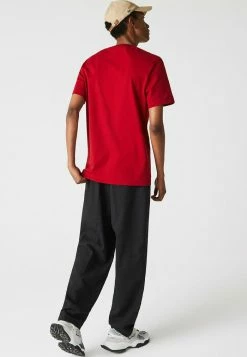Lacoste T-shirt Imprimé - Rouge / Blanc / Bleu Marine -Lacoste Soldes Magasin 99cbf0b54aa94f58a9f1e47e3d105d98