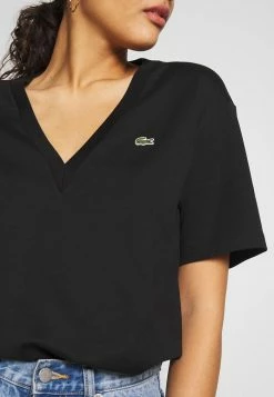 Lacoste T-shirt Basique - Black -Lacoste Soldes Magasin 99cc06a8f45940babe5fed791990244d