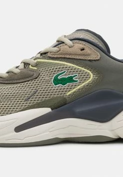 Lacoste ACESHOT - Baskets Basses - Khaki/light Yellow -Lacoste Soldes Magasin 9a01065096a5409a86a0b4cf2dccc25d