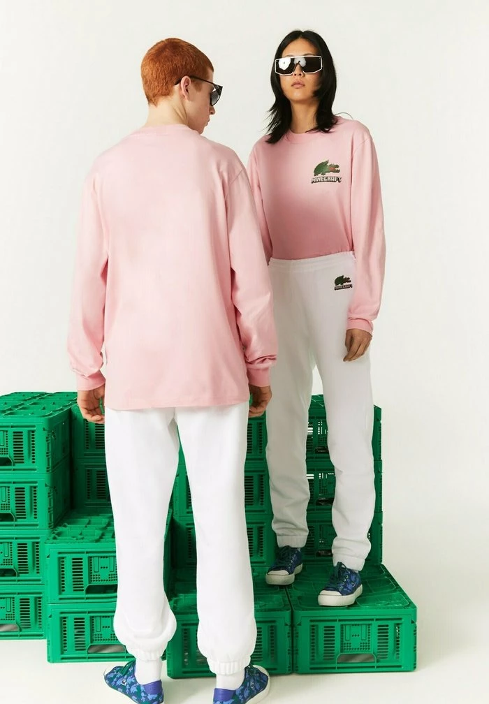 Lacoste MINECRAFT - T-shirt à Manches Longues - Rose 3 Lacoste MINECRAFT - T-shirt à Manches Longues - Rose – Image 3