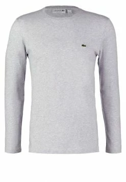 Lacoste T-shirt à Manches Longues - Silver Chine -Lacoste Soldes Magasin 9b25351930f14fd3956ac228ae75df4b