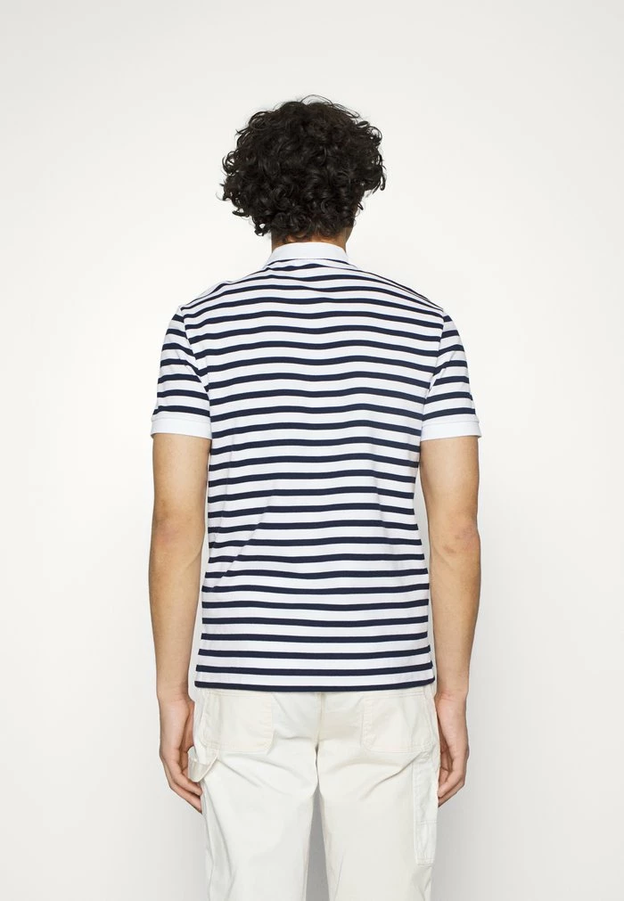 Lacoste T-shirt Imprimé - White/navy Blue 5 Lacoste T-shirt Imprimé - White/navy Blue – Image 5
