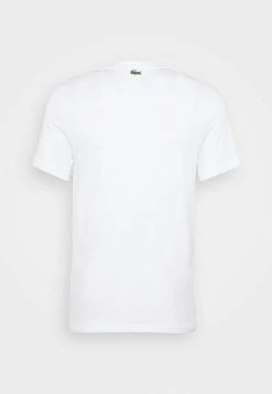 Lacoste T-shirt Imprimé - Blanc -Lacoste Soldes Magasin 9e044490034441168728b5347047345e
