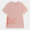 Lacoste TEE TURTLE NECK LOGO UNISEX - T-shirt Imprimé - Light Pink