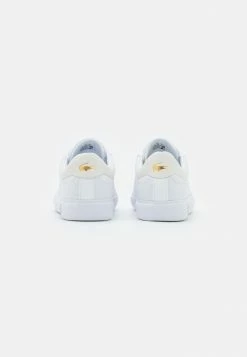 Lacoste POWERCOURT - Baskets Basses - White/gold -Lacoste Soldes Magasin 9eaed7d309114b8aabb07025a8e76623