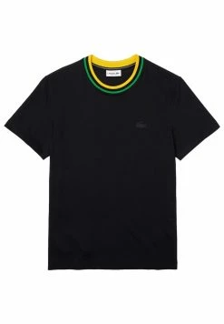 Lacoste T-shirt Basique - Bleu Marine / Jaune / Noir / Vert