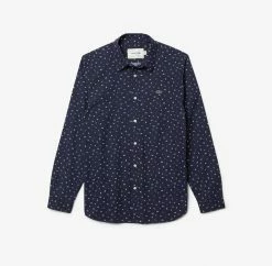 Lacoste LANGE MOUW - Chemise - Bleu Marine / Blanc 10 Lacoste LANGE MOUW - Chemise - Bleu Marine / Blanc -Lacoste Soldes Magasin a13d0fdddadb4c3e9df85b42b8cf987c